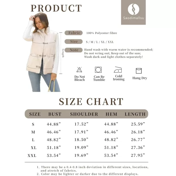 Saodimallsu Womens Puffer Vest Stand Collar Button Down Padded Jacket with Drawstring WaistArmy Green