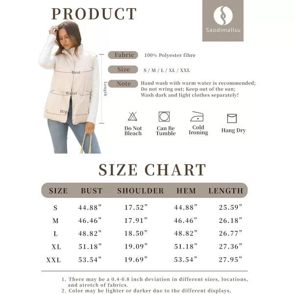 Saodimallsu Womens Puffer Vest Stand Collar Button Down Padded Jacket with Drawstring WaistBluish Gray