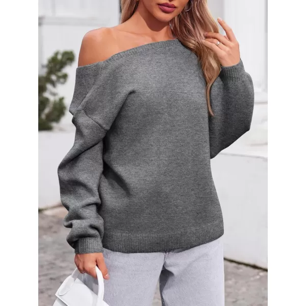 Saodimallsu Womens V Neck Long Sleeve Sweater Fall Trendy Sequin Bow Cropped Sexy Loose Knit Pullover Jumper TopsDark Grey