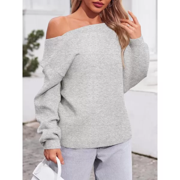 Saodimallsu Womens V Neck Long Sleeve Sweater Fall Trendy Sequin Bow Cropped Sexy Loose Knit Pullover Jumper TopsLight Grey