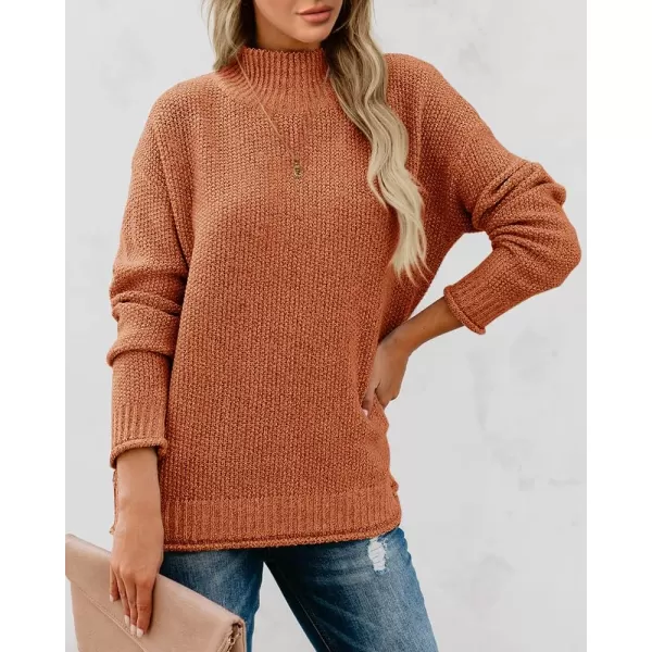 imageSaodimallsu Womens Turtleneck Oversized Sweaters Chunky Long Sleeve Loose Casual Pullover Slouchy Knit Jumper TopsAs Show