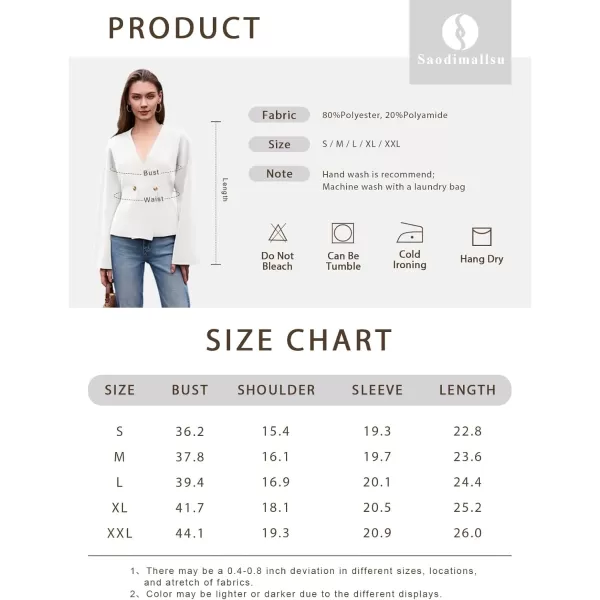 imageSaodimallsu Womens V Neck Cardigans Long Bell Sleeve Button Down Open Front Loose Knit Fall Sweater BlazerCoffee