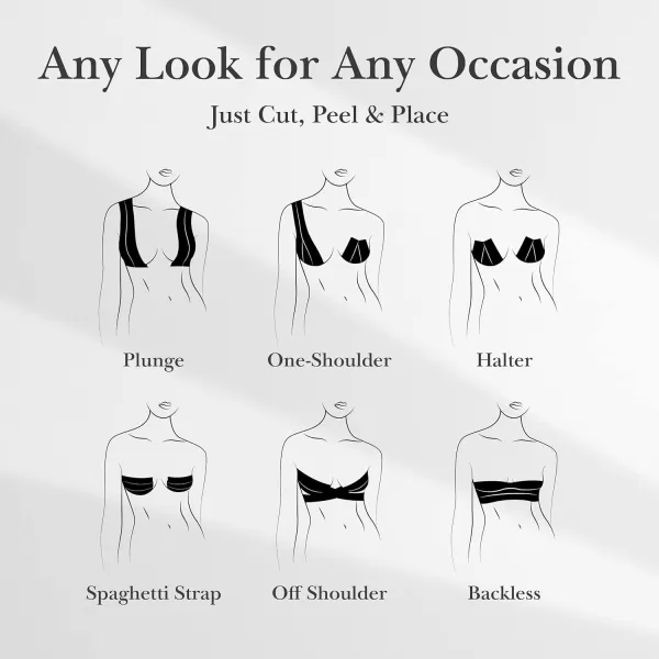 Nippies Breast Lift Tape  2inch Wide Adhesive Fashion Tape For Skin and Body Invisible Under ClothingCoco