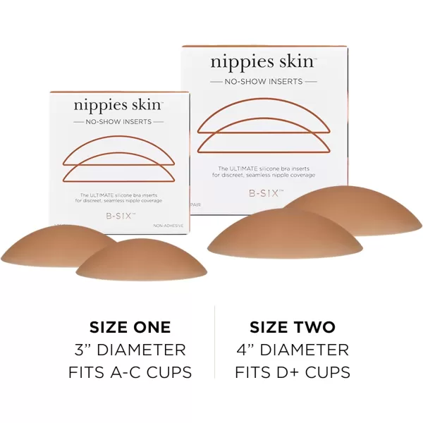 Nippies NonAdhesive Bra Liner Nipple Covers for Women  Reusable Silicone NoShow Inserts with Travel BoxCoco