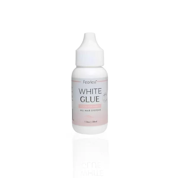 Fearless Tape  White Glue Weekly  13 fl oz DripTop for Wigs and Toupees with 13 Week Hold