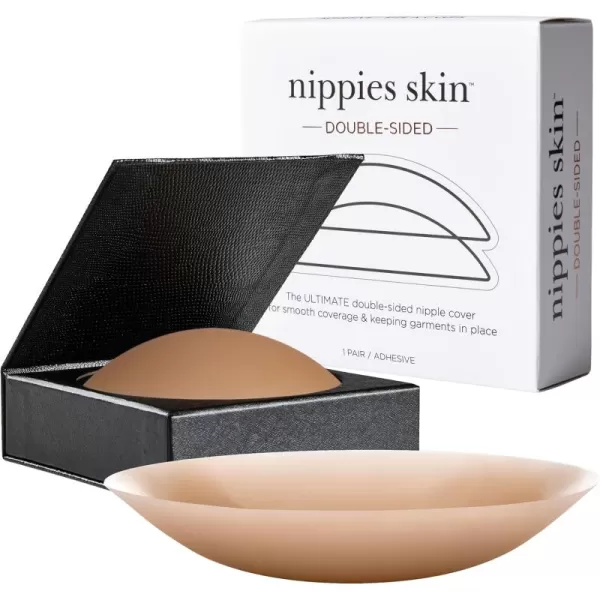 Nippies Nipple Cover  Sticky Adhesive Double Sided Silicone Nipple Pasties  Reusable Pasties for Women with Travel BoxCoco