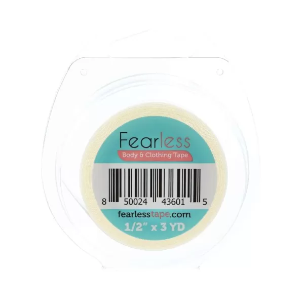 imageFearless Tape  Womens Double Sided Tape for Clothing and Body Transparent Clear Color for All Skin Shades  x 3 Yard RollOriginal Fearless Tape
