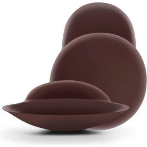 imageNippies Nipple Cover  Sticky Adhesive Silicone Nipple Pasties  Reusable Pasty Nipple Covers for Women with Travel BoxLifts Espresso