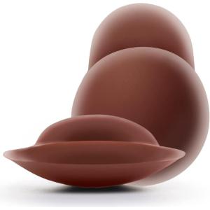 imageNippies Nipple Cover  Sticky Adhesive Silicone Nipple Pasties  Reusable Pasty Nipple Covers for Women with Travel BoxLifts Hazelnut