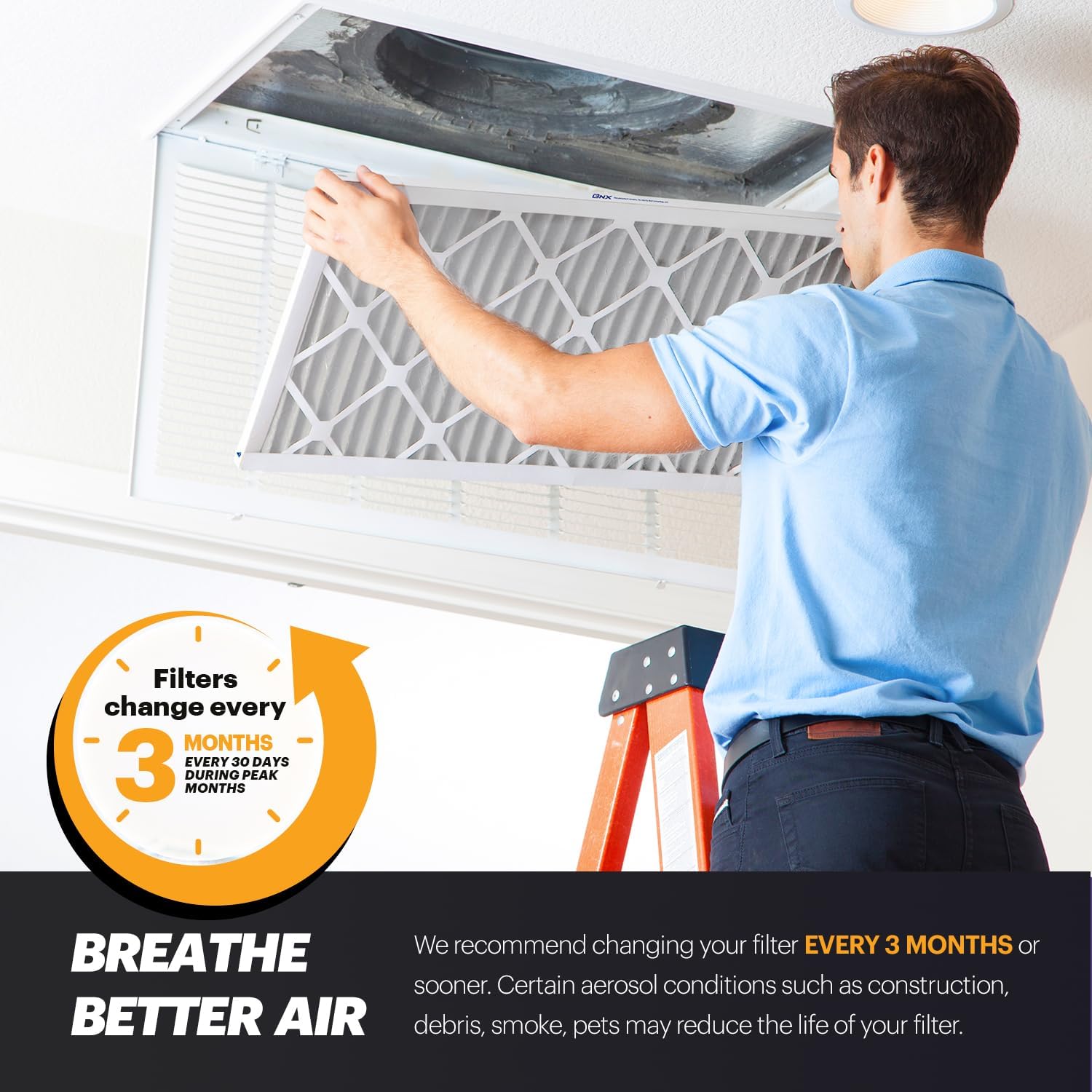 BNX TruFilter 20x22x1 Air Filter MERV 11 6Pack  MADE IN USA  Allergen Defense Electrostatic Pleated Air Conditioner HVAC AC Furnace Filters for Allergies Dust Pet Smoke Allergy MPR 1200 FPR 714x25x1 4Pack