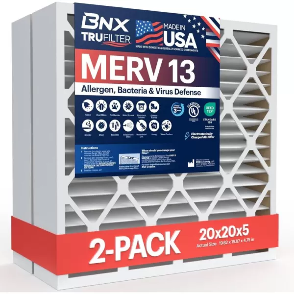 20x20x5 2-Pack (Honeywell Compatible)