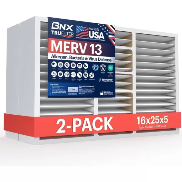 16x25x5 2-Pack (Honeywell Compatible)
