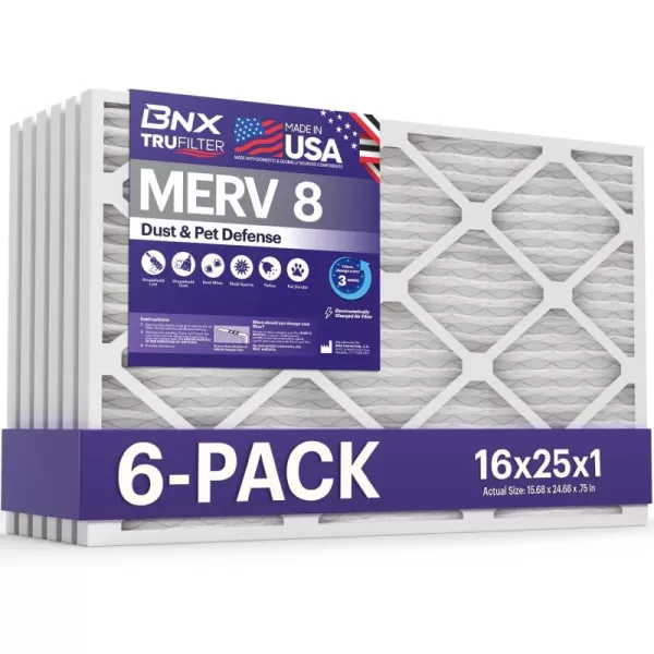 16x25x1 6-Pack