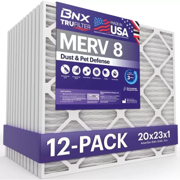 20x23x1 12-Pack