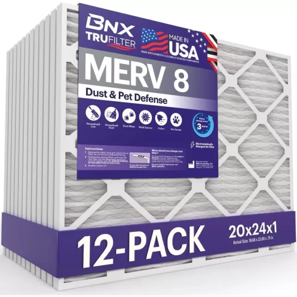 20x24x1 12-Pack