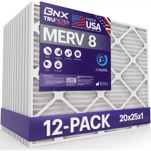 20x25x1 12-Pack