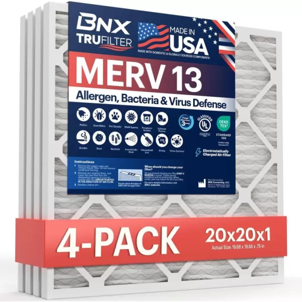 20x20x1 4-Pack