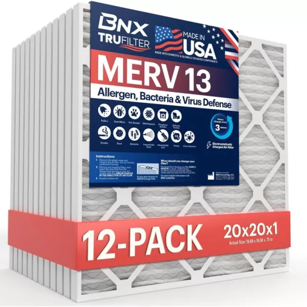 20x20x1 12-Pack