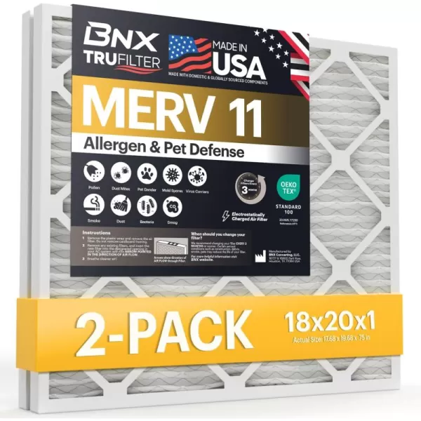 18x20x1 2-Pack