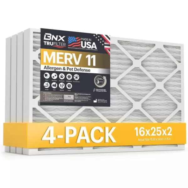 16x25x2 4-Pack