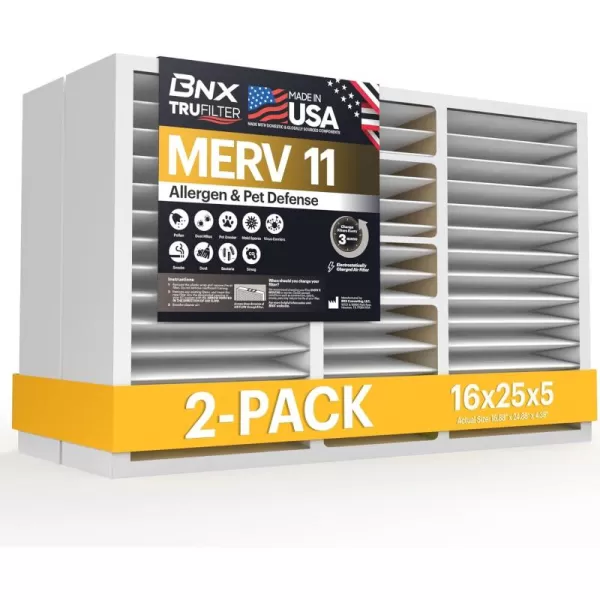 16x25x5 2-Pack (Honeywell Compatible)