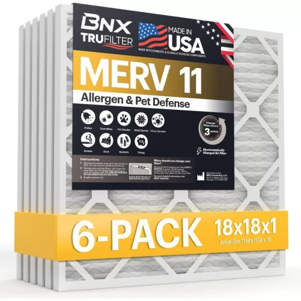 18x18x1 6-Pack