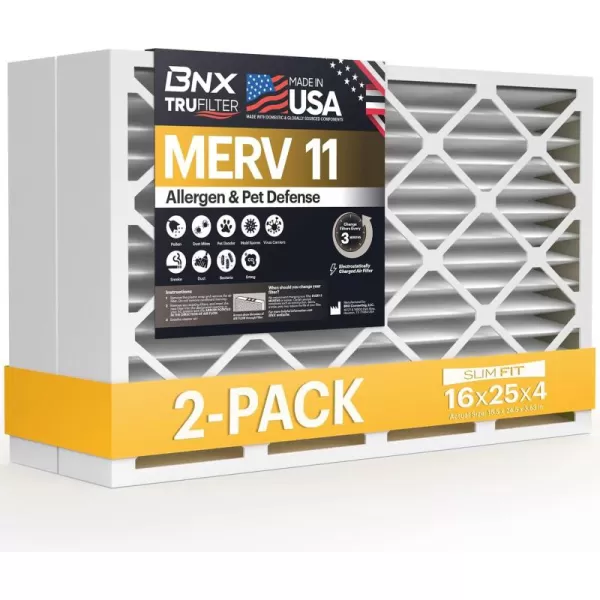 16x25x4 2-Pack (Slim Fit)