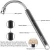 imageRAYONNER Lighter Electric Candle Lighter Rechargeable USB Lighter Long Flexible Neck PinkPurple GradientBlack