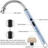 imageRAYONNER Lighter Electric Candle Lighter Rechargeable USB Lighter Long Flexible Neck PinkPurple GradientBlue