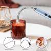 imageRAYONNER Lighter Electric Candle Lighter Rechargeable USB Lighter Long Flexible Neck PinkPurple GradientBlue