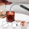 imageRAYONNER Lighter Electric Candle Lighter Rechargeable USB Lighter Long Flexible Neck PinkPurple GradientGray