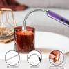 imageRAYONNER Lighter Electric Candle Lighter Rechargeable USB Lighter Long Flexible Neck PinkPurple GradientPinkPurple Gradient