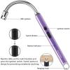 imageRAYONNER Lighter Electric Candle Lighter Rechargeable USB Lighter Long Flexible Neck PinkPurple GradientPurple