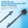 imageUtopia Home Toilet Plunger  Toilet Brush and Plunger Set for Bathroom  Toilet Plunger and Brush Set with Holder for Deep Cleaning BlackGray