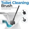 imageUtopia Home Toilet Plunger  Toilet Brush and Plunger Set for Bathroom  Toilet Plunger and Brush Set with Holder for Deep Cleaning BlackGray