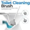 imageUtopia Home Toilet Plunger  Toilet Brush and Plunger Set for Bathroom  Toilet Plunger and Brush Set with Holder for Deep Cleaning BlackWhite
