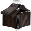 imageUtopia Home Premium Wooden Hangers 30 Pack  Durable ampamp Slim Coat Hanger  Suit Hanger with 360Degree Rotatable Hook  Wood Hangers with Shoulder Grooves Black ColorBrown