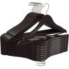 imageUtopia Home Premium Wooden Hangers 30 Pack  Durable ampamp Slim Coat Hanger  Suit Hanger with 360Degree Rotatable Hook  Wood Hangers with Shoulder Grooves Black ColorBrown
