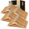 imageUtopia Home Premium Wooden Hangers 30 Pack  Durable ampamp Slim Coat Hanger  Suit Hanger with 360Degree Rotatable Hook  Wood Hangers with Shoulder Grooves Black ColorNatural
