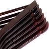 imageUtopia Home Premium Wooden Hangers 30 Pack  Durable ampamp Slim Coat Hanger  Suit Hanger with 360Degree Rotatable Hook  Wood Hangers with Shoulder Grooves Black ColorBrown