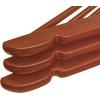 imageUtopia Home Premium Wooden Hangers 30 Pack  Durable ampamp Slim Coat Hanger  Suit Hanger with 360Degree Rotatable Hook  Wood Hangers with Shoulder Grooves Black ColorCherry