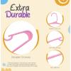 imageUtopia Home Kids Hangers 60 Pack  11 Inch Plastic Baby Hangers for Closet  Childrens Hanger for Clothes ampamp Infant Hanger for Closet  NonSlip Shoulder Grooves Strap Hooks ampamp Pants Bar WhiteBaby Pink