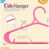 imageUtopia Home Kids Hangers 60 Pack  11 Inch Plastic Baby Hangers for Closet  Childrens Hanger for Clothes ampamp Infant Hanger for Closet  NonSlip Shoulder Grooves Strap Hooks ampamp Pants Bar WhitePink