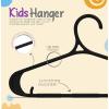 imageUtopia Home Kids Hangers 60 Pack  11 Inch Plastic Baby Hangers for Closet  Childrens Hanger for Clothes ampamp Infant Hanger for Closet  NonSlip Shoulder Grooves Strap Hooks ampamp Pants Bar WhiteBlack