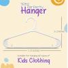 imageUtopia Home Kids Hangers 60 Pack  11 Inch Plastic Baby Hangers for Closet  Childrens Hanger for Clothes ampamp Infant Hanger for Closet  NonSlip Shoulder Grooves Strap Hooks ampamp Pants Bar WhiteWhite