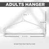 imageUtopia Home Plastic Hangers 50 Pack for Shirts ampamp Pants  SpaceSaving Heavy Duty Plastic Hangers with NonSlip Shoulder Grooves ampamp Notches  AntiSlip Pants Bar for Increased Grip WhiteWhite