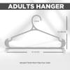 imageUtopia Home Plastic Hangers 50 Pack for Shirts ampamp Pants  SpaceSaving Heavy Duty Plastic Hangers with NonSlip Shoulder Grooves ampamp Notches  AntiSlip Pants Bar for Increased Grip WhiteGray