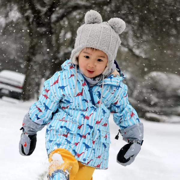 imageJAN ampamp JUL Baby Toddler Kids Fall Winter Beanie HatCream Bear