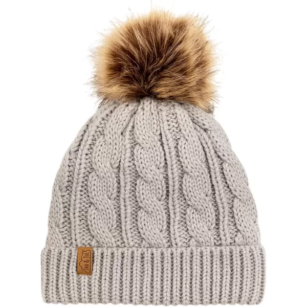 imageJAN ampamp JUL Baby Toddler Kids Fall Winter Beanie HatGrey