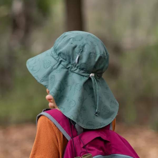 imageJAN ampamp JUL Summer Adventure Wide Brim 50 UPF QuickDry SunHats for KidsForest Friends